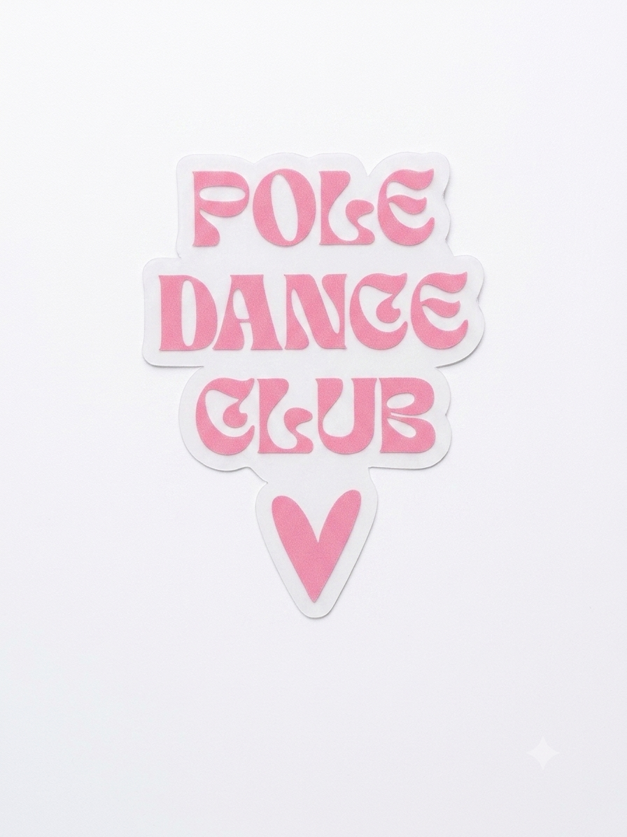 Pole Dance Club Sticker
