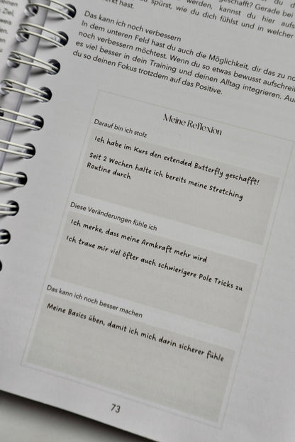 PYG Pole Dance Journal– Dein Begleiter für Training & Selfcare