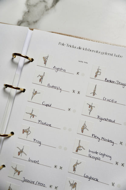 PYG Pole Dance Journal– Dein Begleiter für Training & Selfcare
