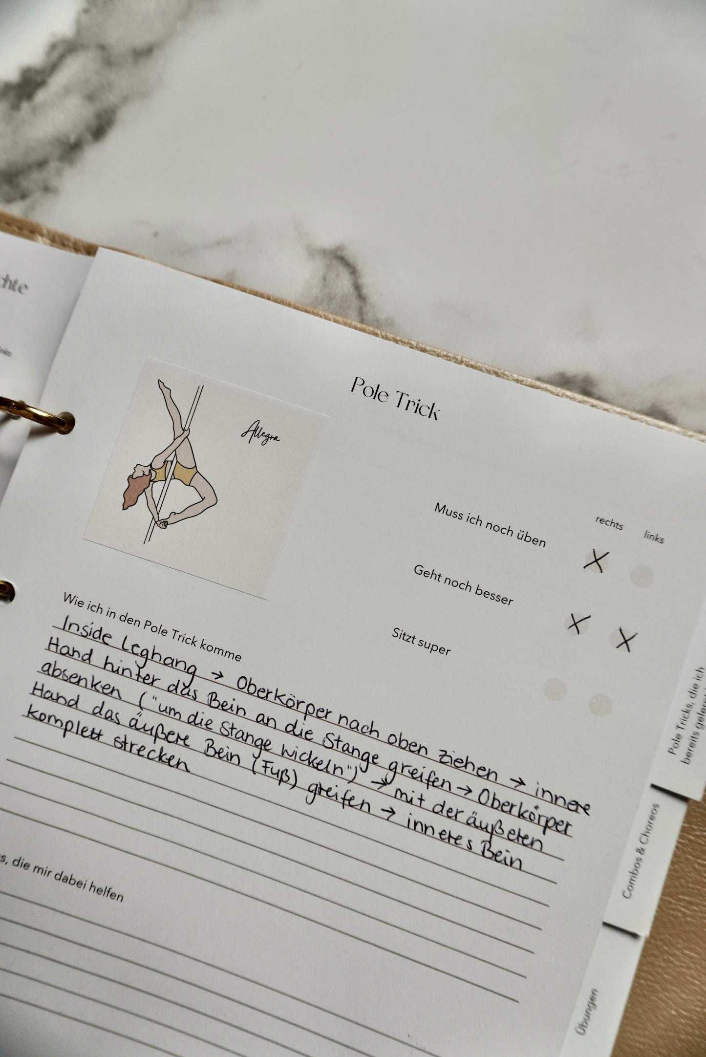 PYG Pole Dance Journal– Dein Begleiter für Training & Selfcare