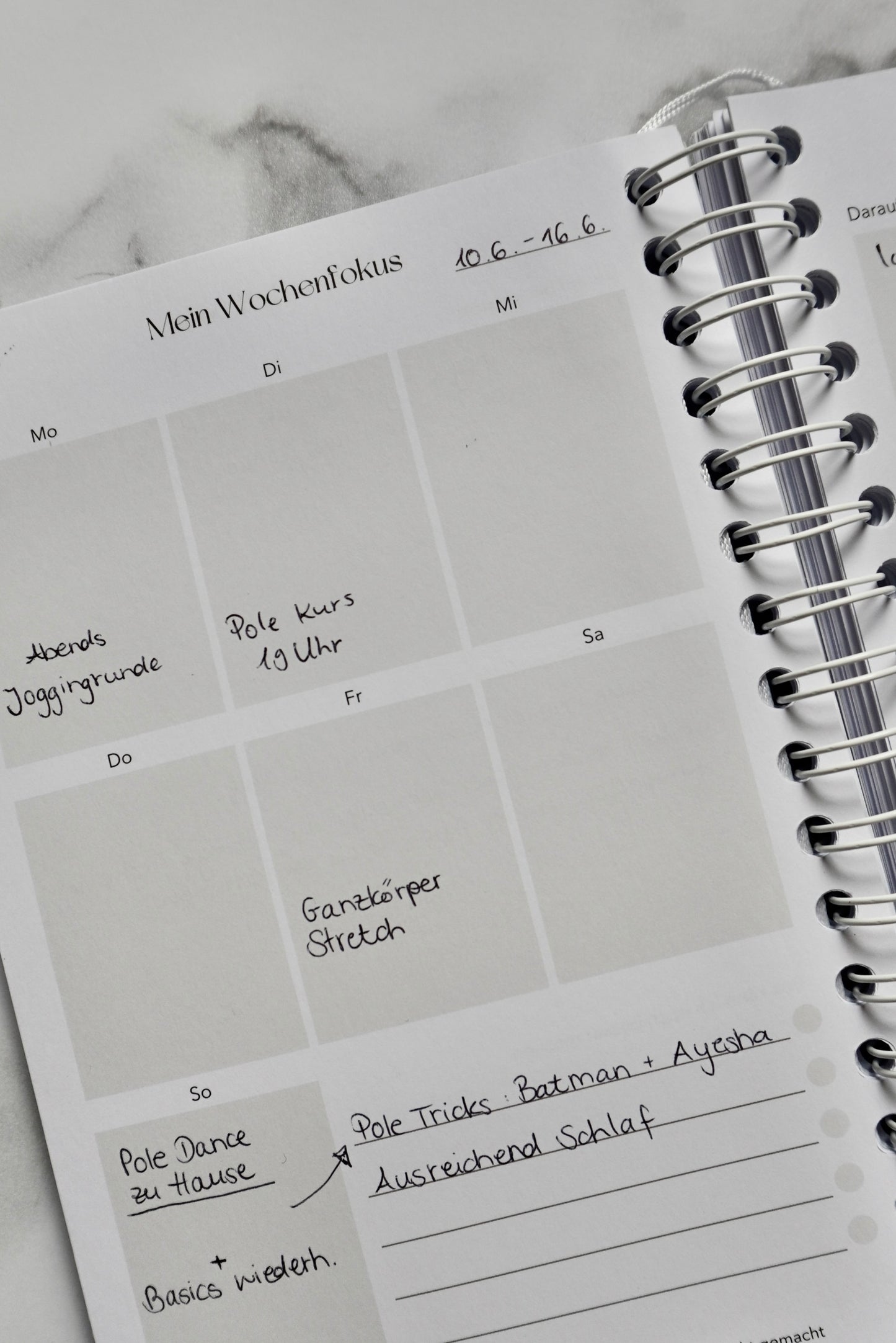 PYG Pole Dance Journal– Dein Begleiter für Training & Selfcare