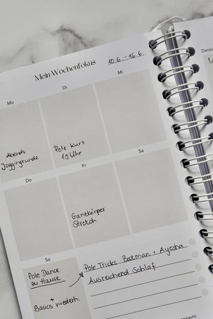 PYG Pole Dance Journal– Dein Begleiter für Training & Selfcare