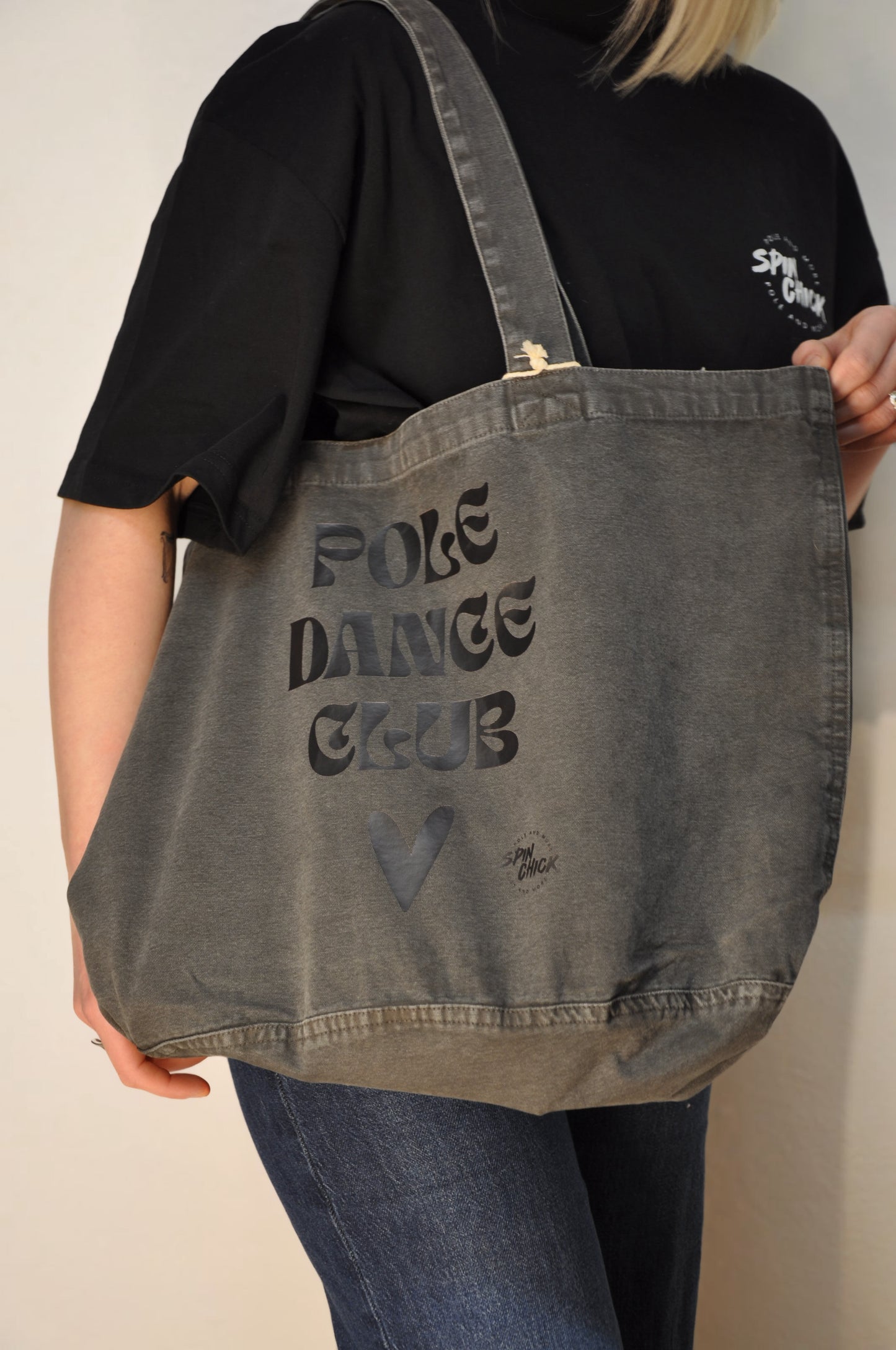 Pole Dance Club Tasche Grau