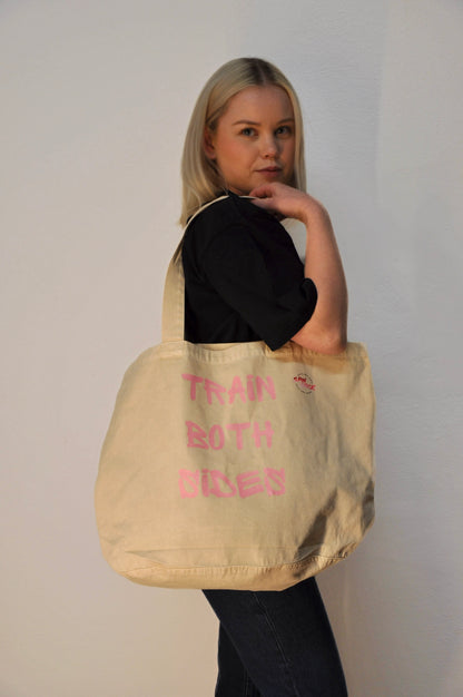 Train Both Sides Tasche Beige