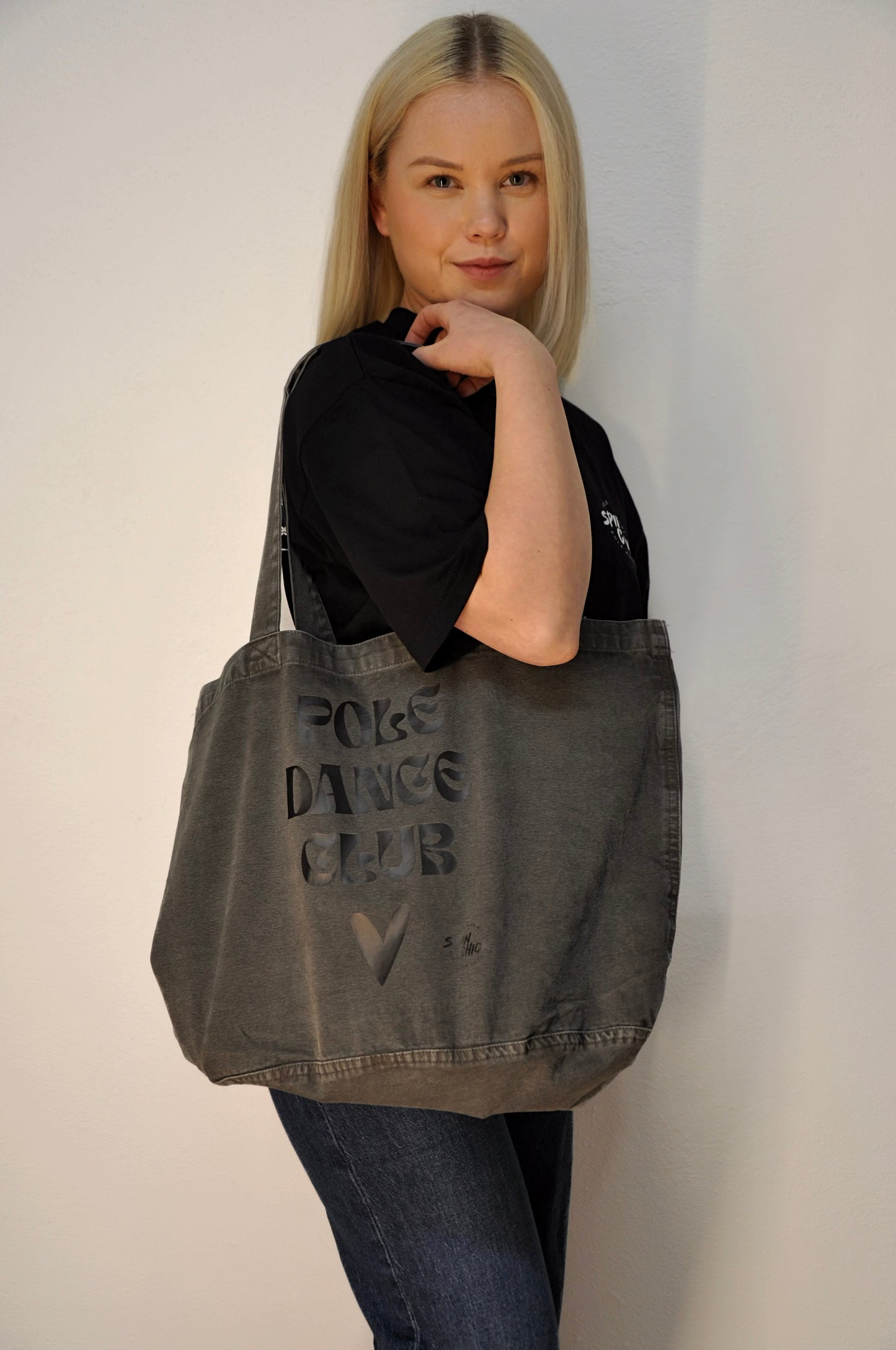 Pole Dance Club Tasche Grau