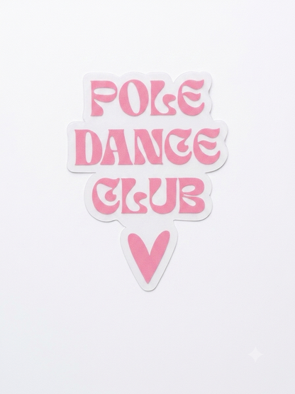 Pole Dance Club Sticker
