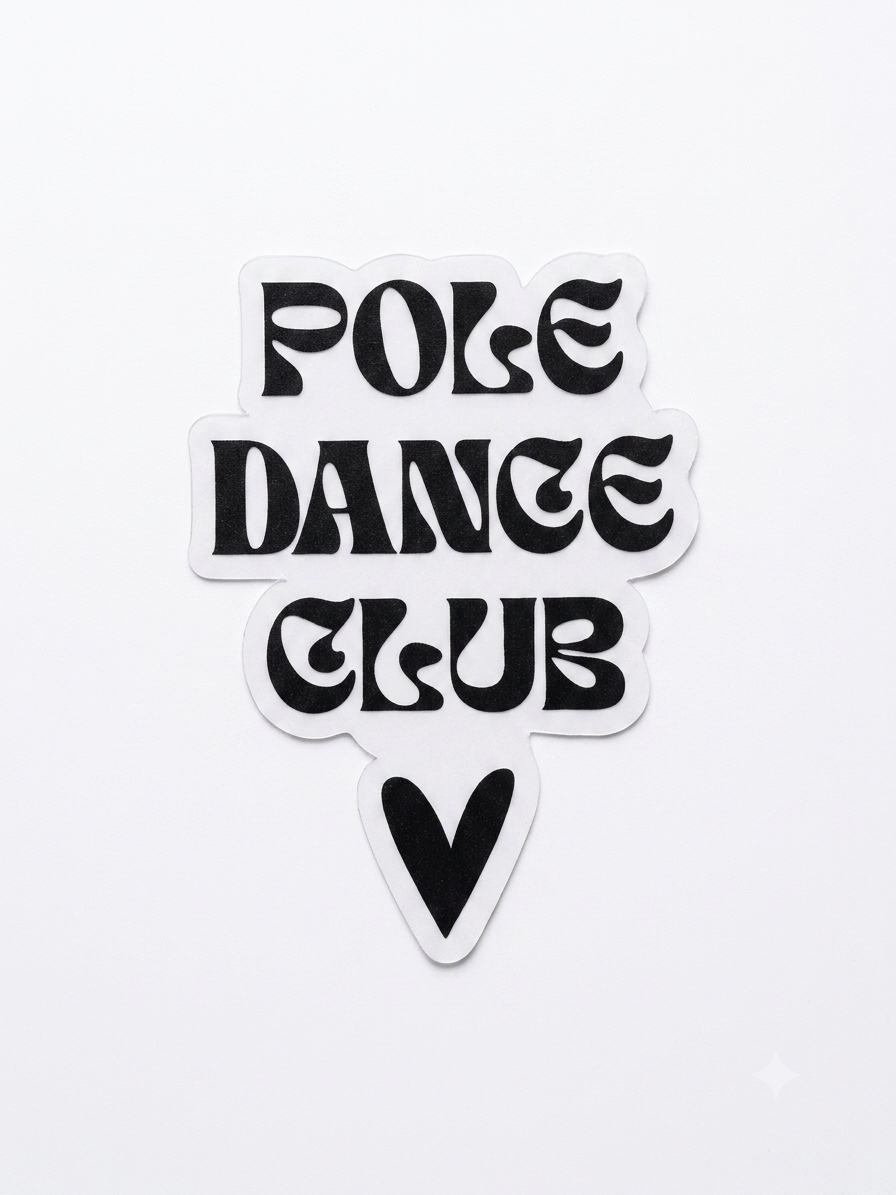 Pole Dance Club Sticker