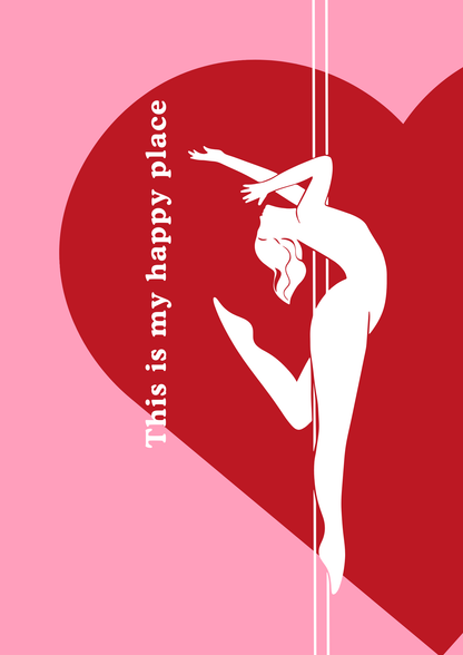 This is my happy place Poster 30 x 40cm