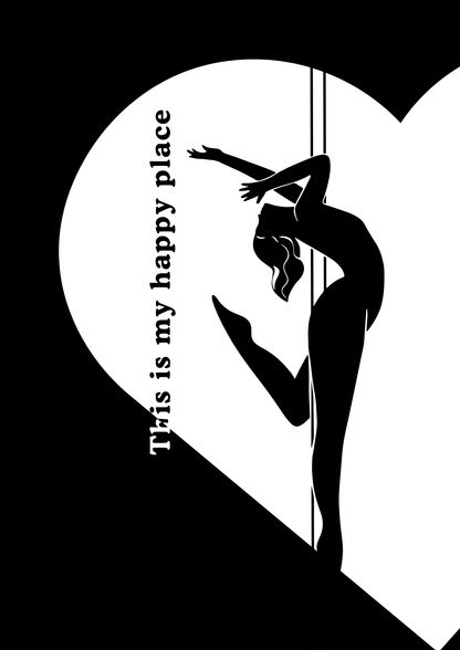 This is my happy place Poster 30 x 40cm