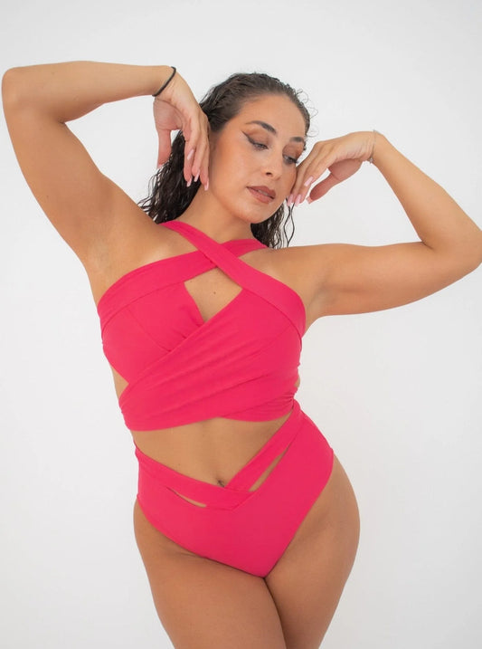 X Top Hot Pink