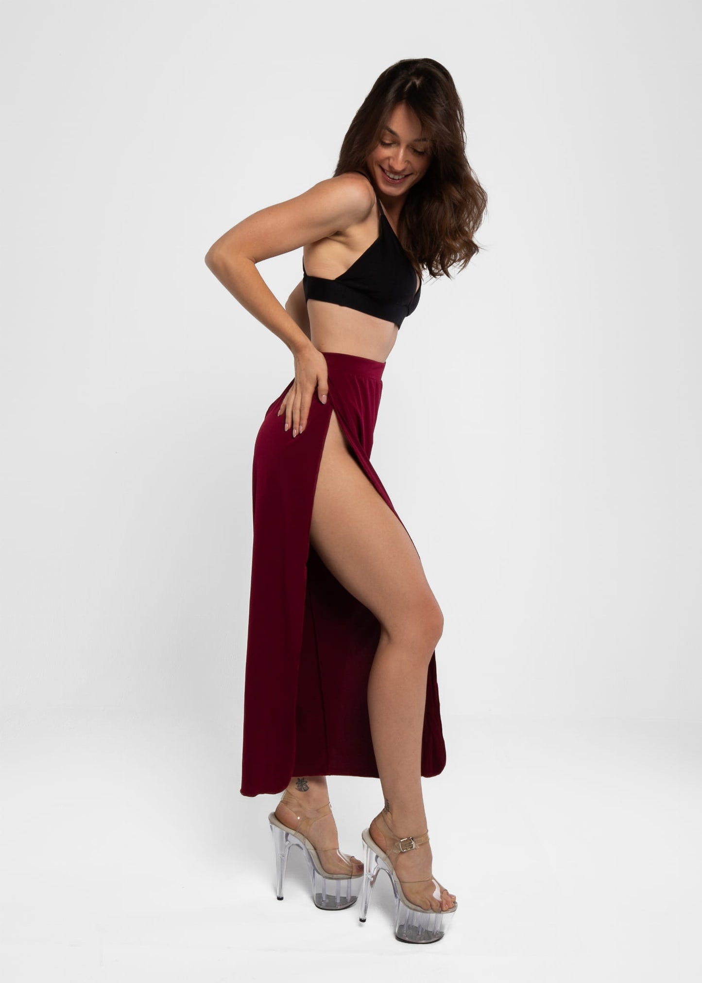 Sensual Exotic Pants Wine