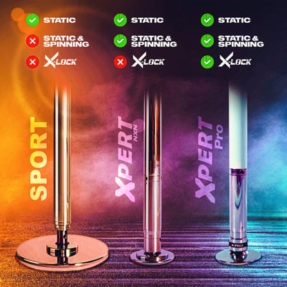 X-Pole XPERT Pro – Static/Spinning
