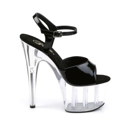 Adore 709 durchsichtiges Plateau/Schwarz